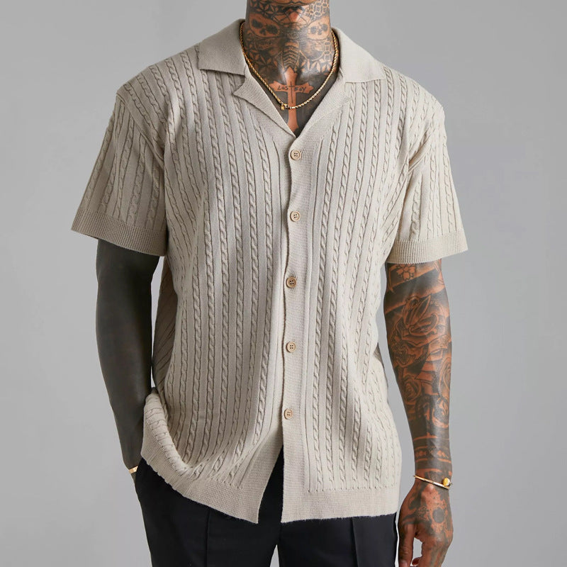 Luxury Knitted Button Down