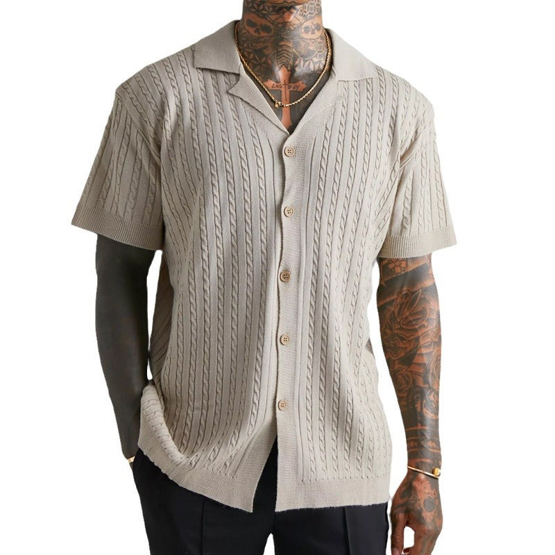 Luxury Knitted Button Down