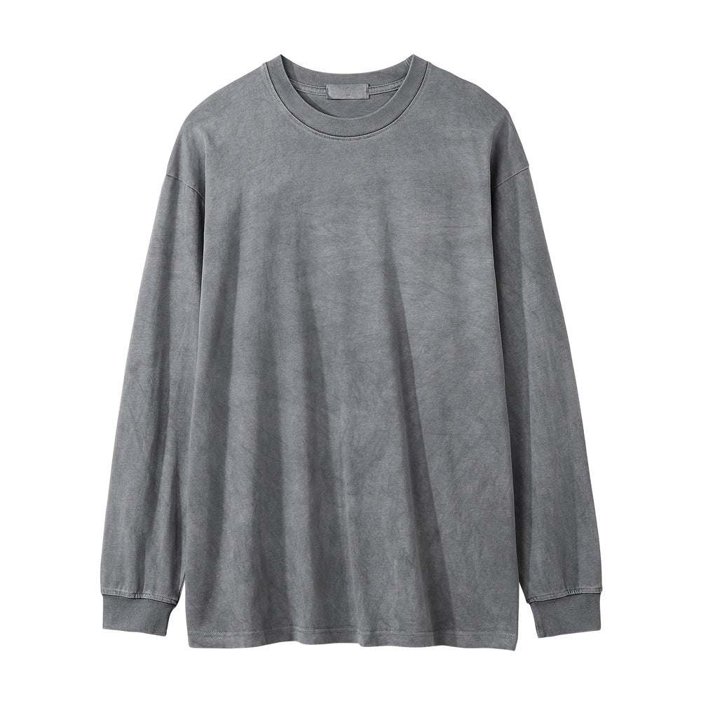 Washed Old Long-sleeved T-shirt