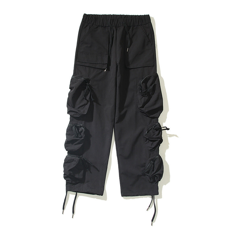 Poket Pants Cargo Multi-pocket Lounge Pants