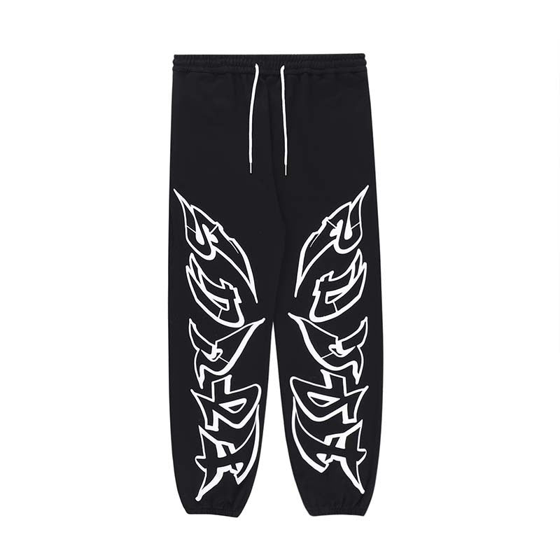 Creative Foam Printed Casual Pants