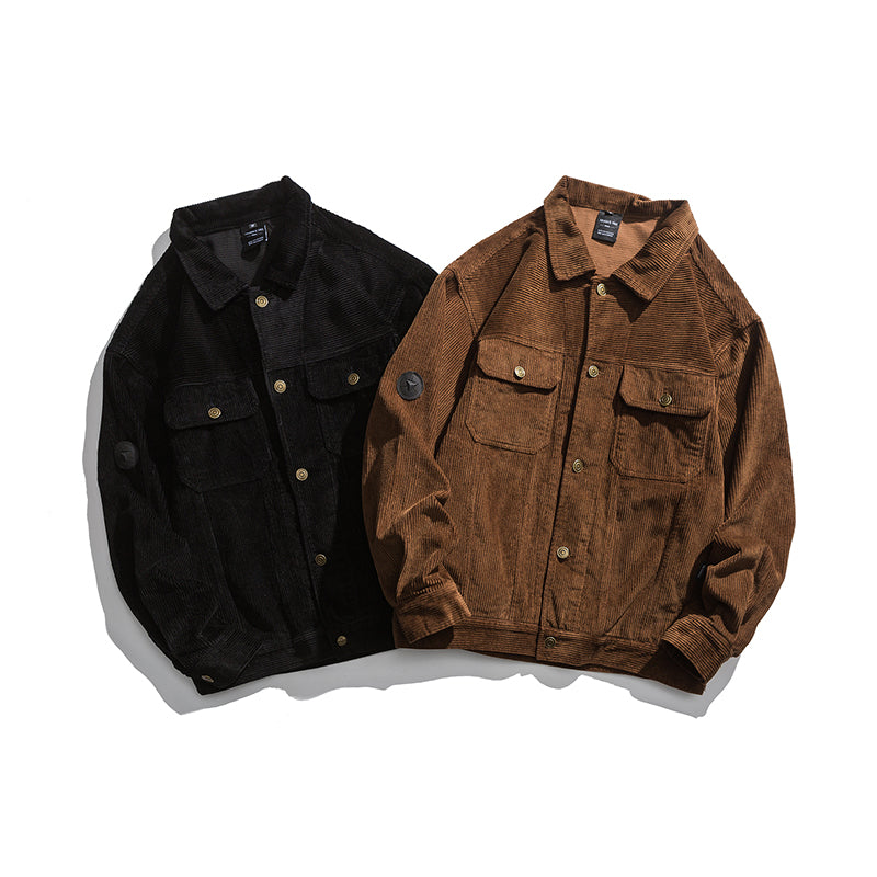 Retro Texture Corduroy Jacket