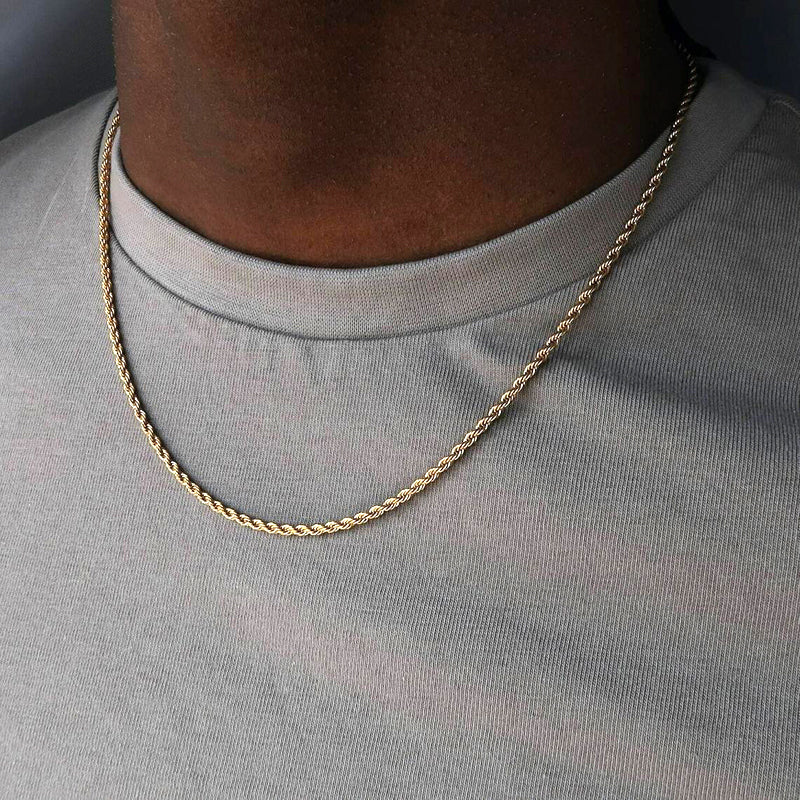 Less Steel Figaro Chain Necklace