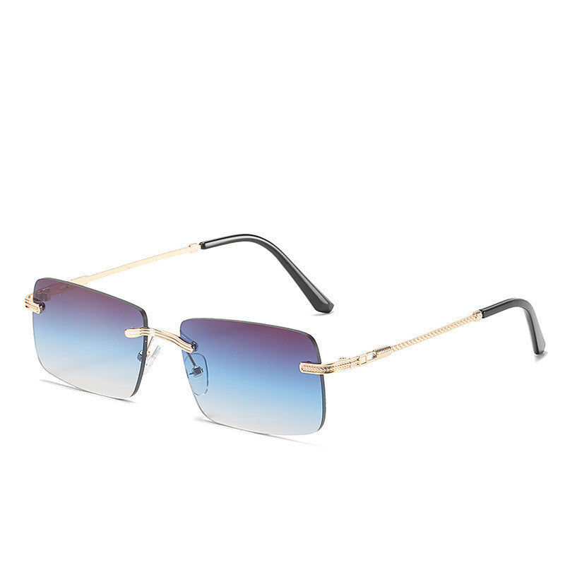 Frameless Square Sunglasses Metal