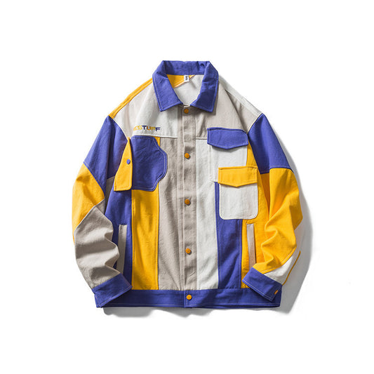 Casual Loose Letterman Jacket