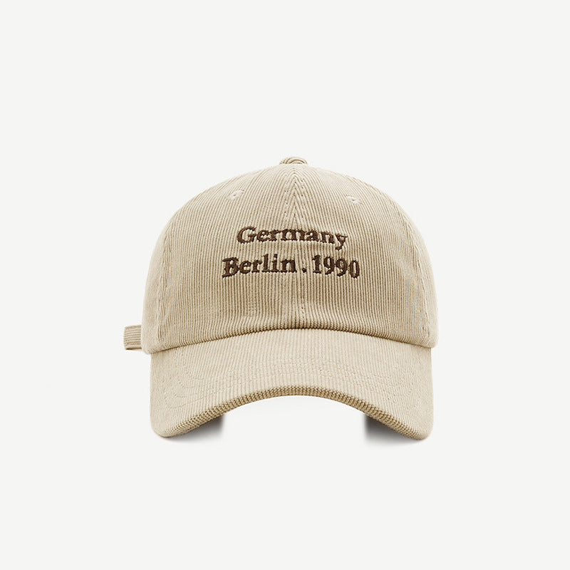 Wide Eaves Corduroy Baseball Hat