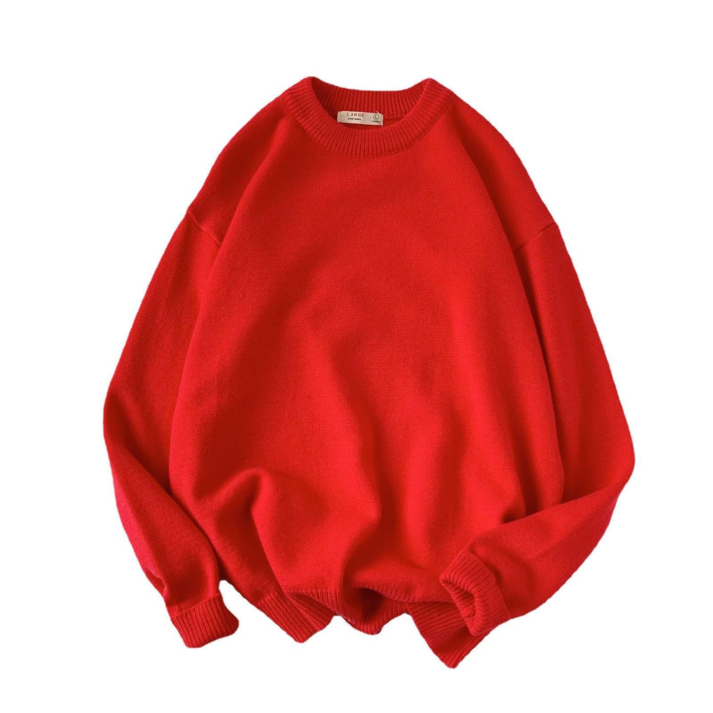 Round Neck All-matching Loose Casual Sweater