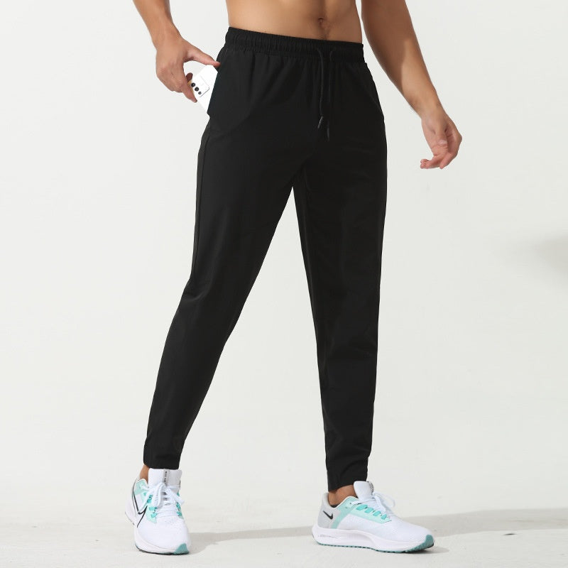 Running Large Pocket Drawstring Skinny Pants