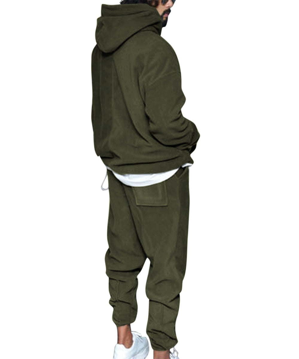 Drawstring Hoodie Set