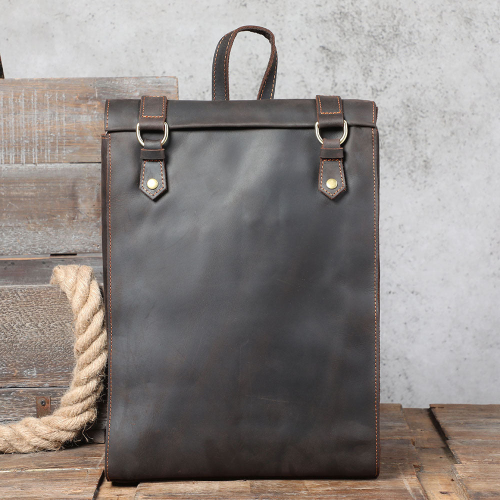 Cowhide backpack Bag Leather