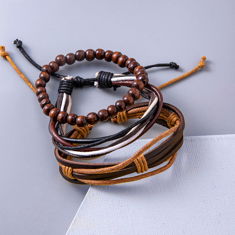 Vintage Leather Adjustable Bracelets