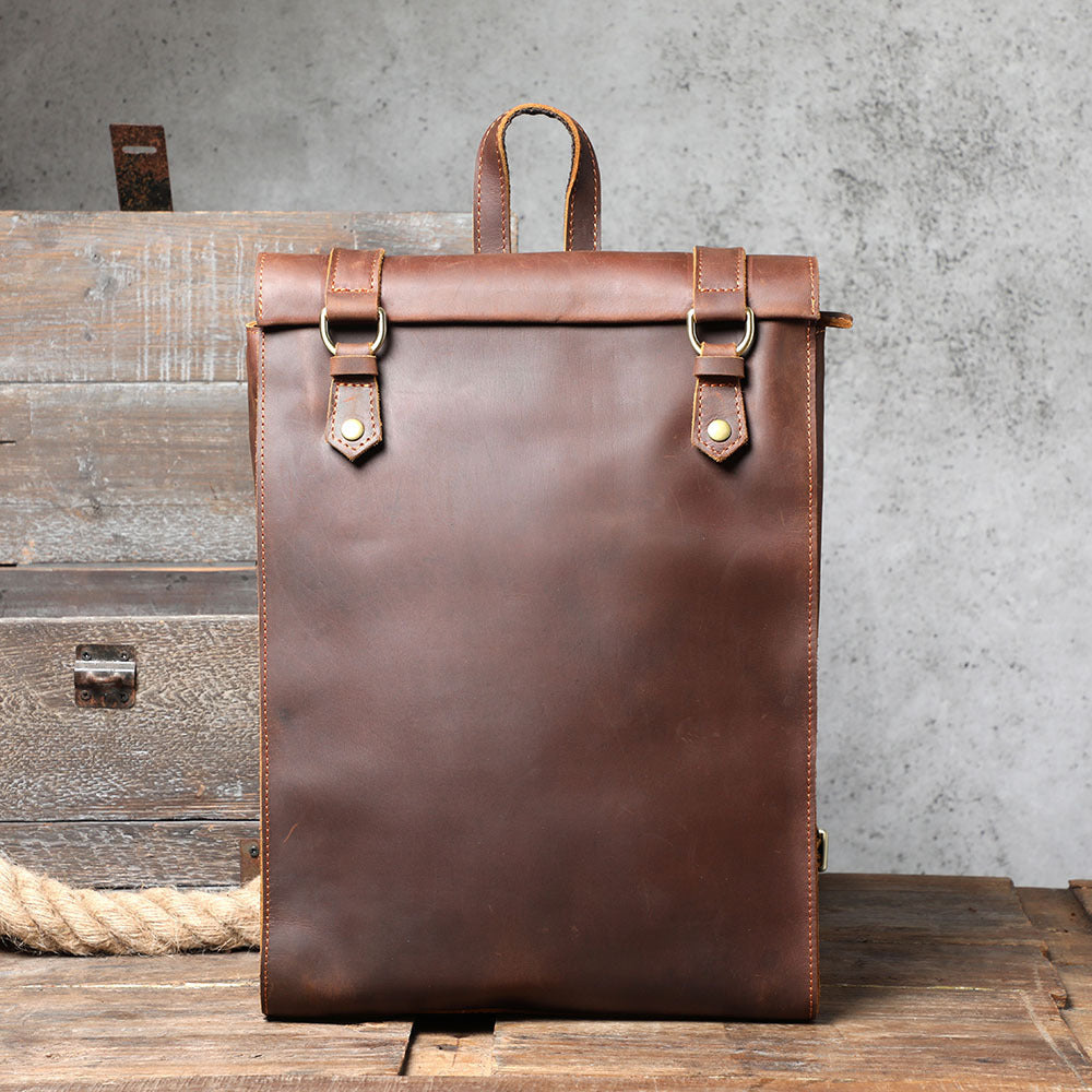 Cowhide backpack Bag Leather