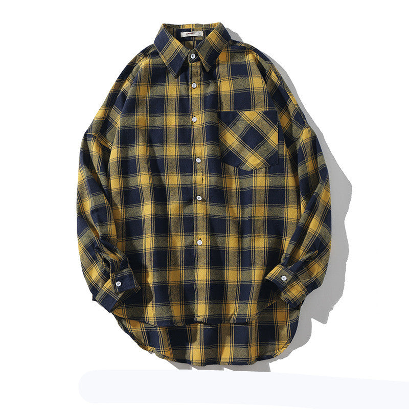 Lapel Long Sleeve Shirt