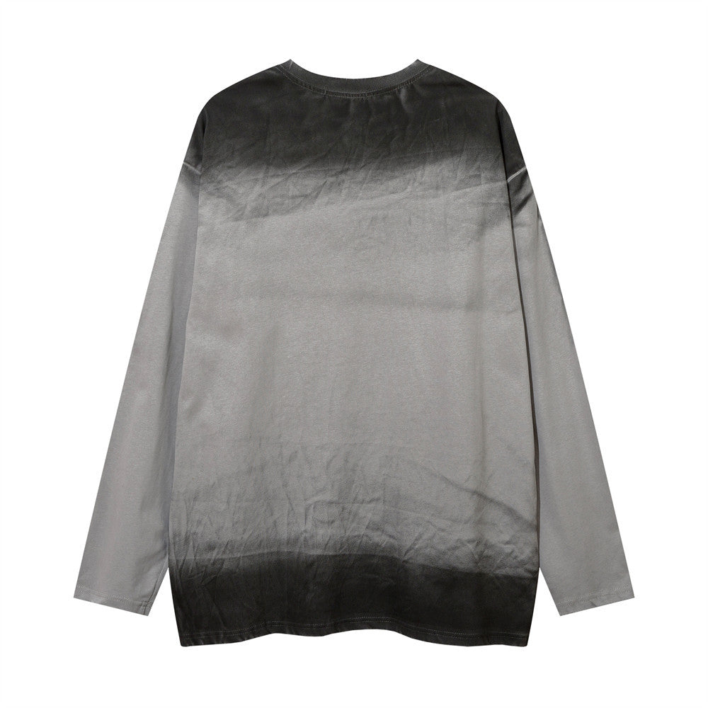 Gradient Long-sleeved T-shirt