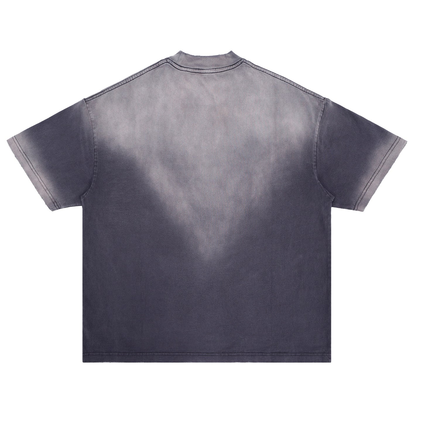 Retro Wash Tie-dye Gradient Oversize Short-sleeved T-shirt