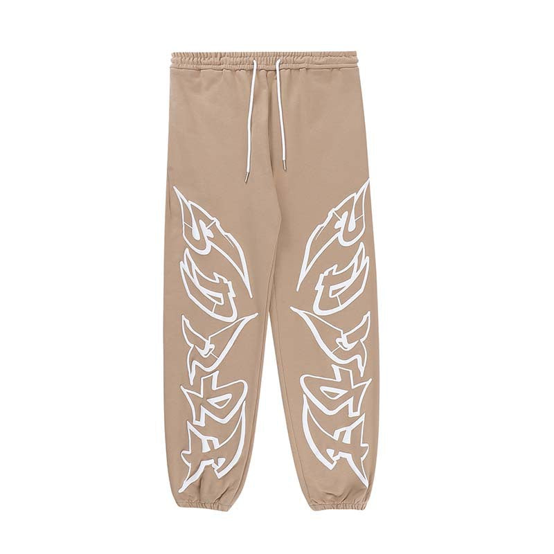 Creative Foam Printed Casual Pants