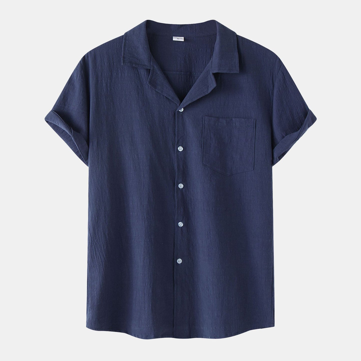 Short Sleeve Shirt Linen Casual Half