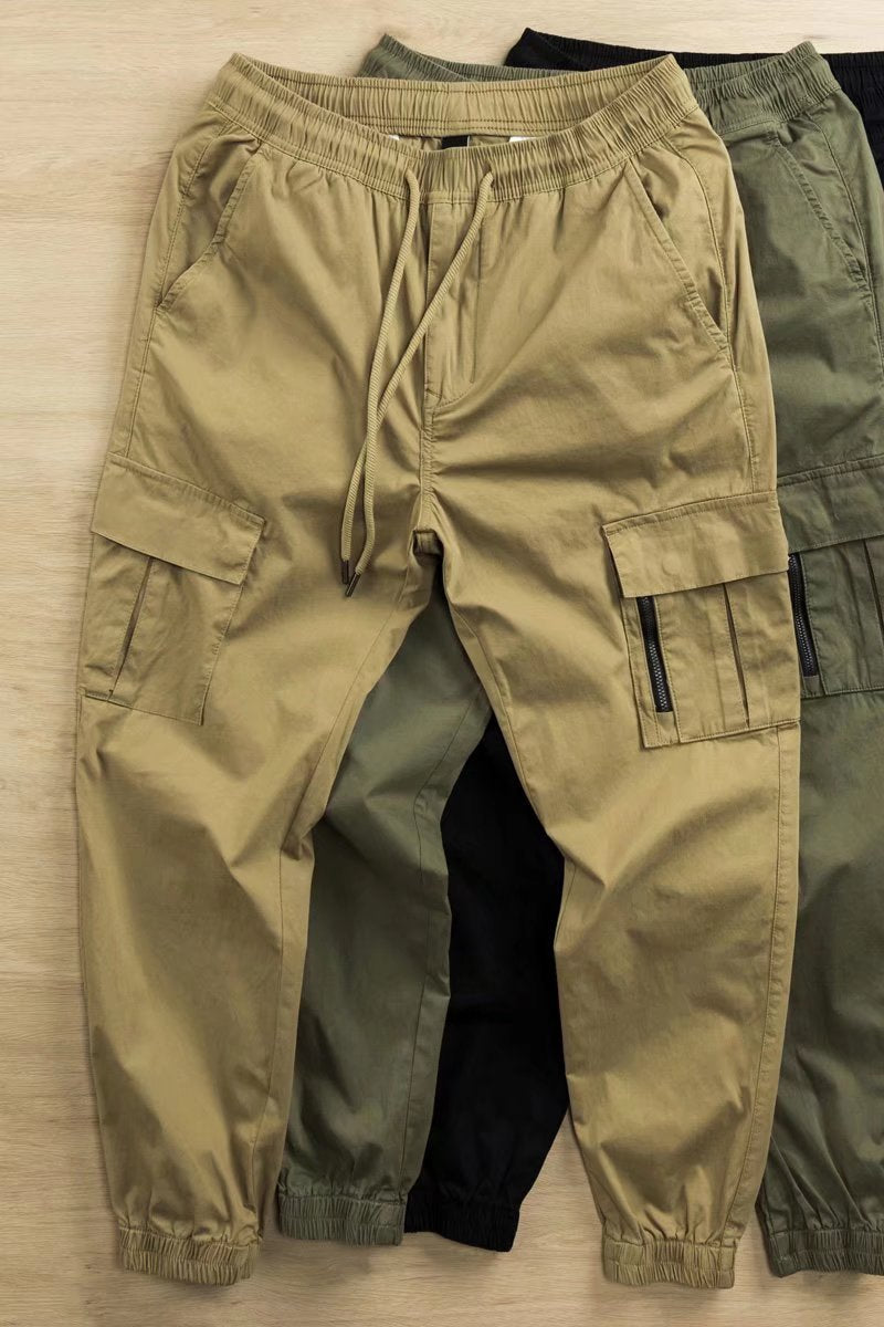 Fall Pants Loose Tappered Pocket