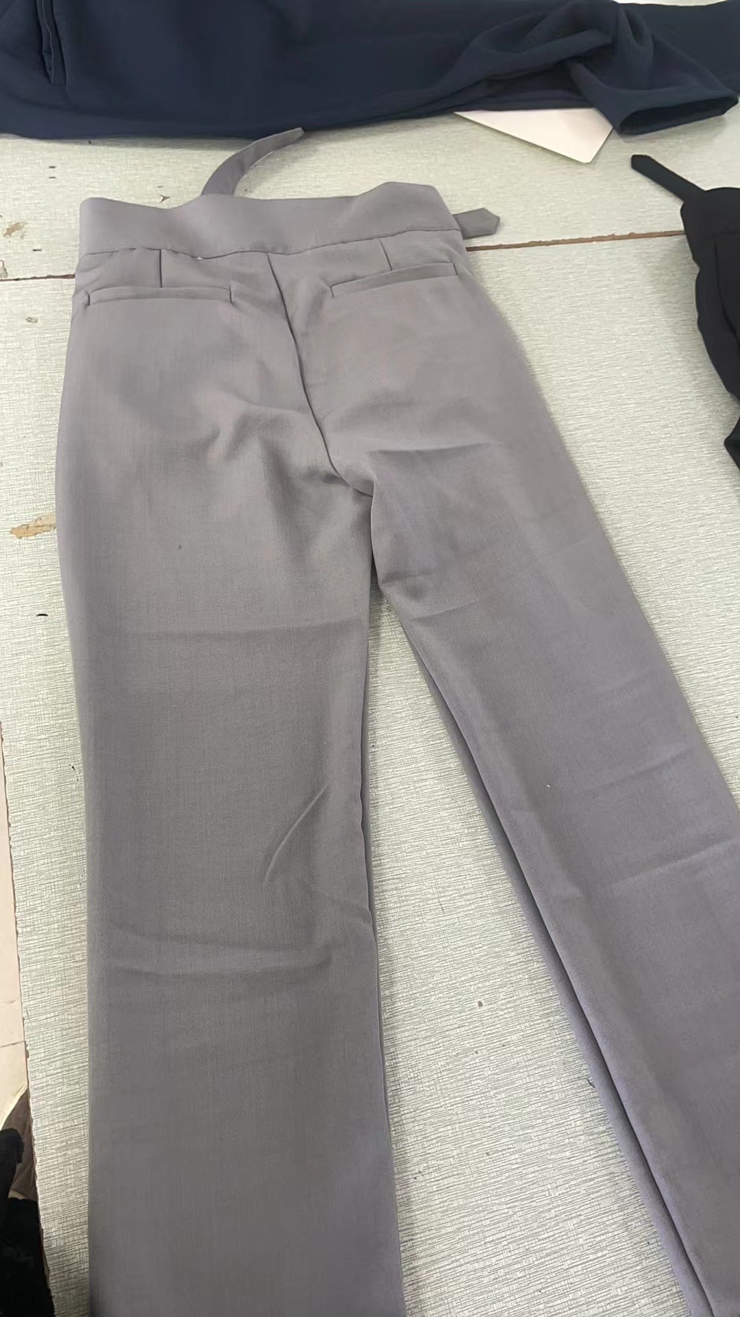 Belt Skinny Suit Pants