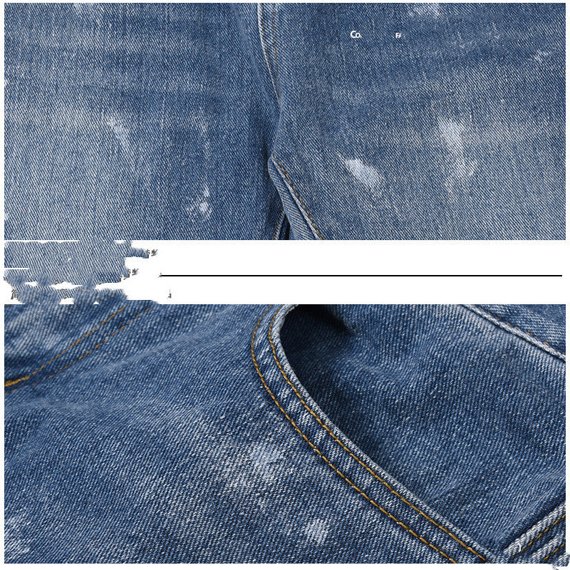 Street Draping Fried Street Jeans