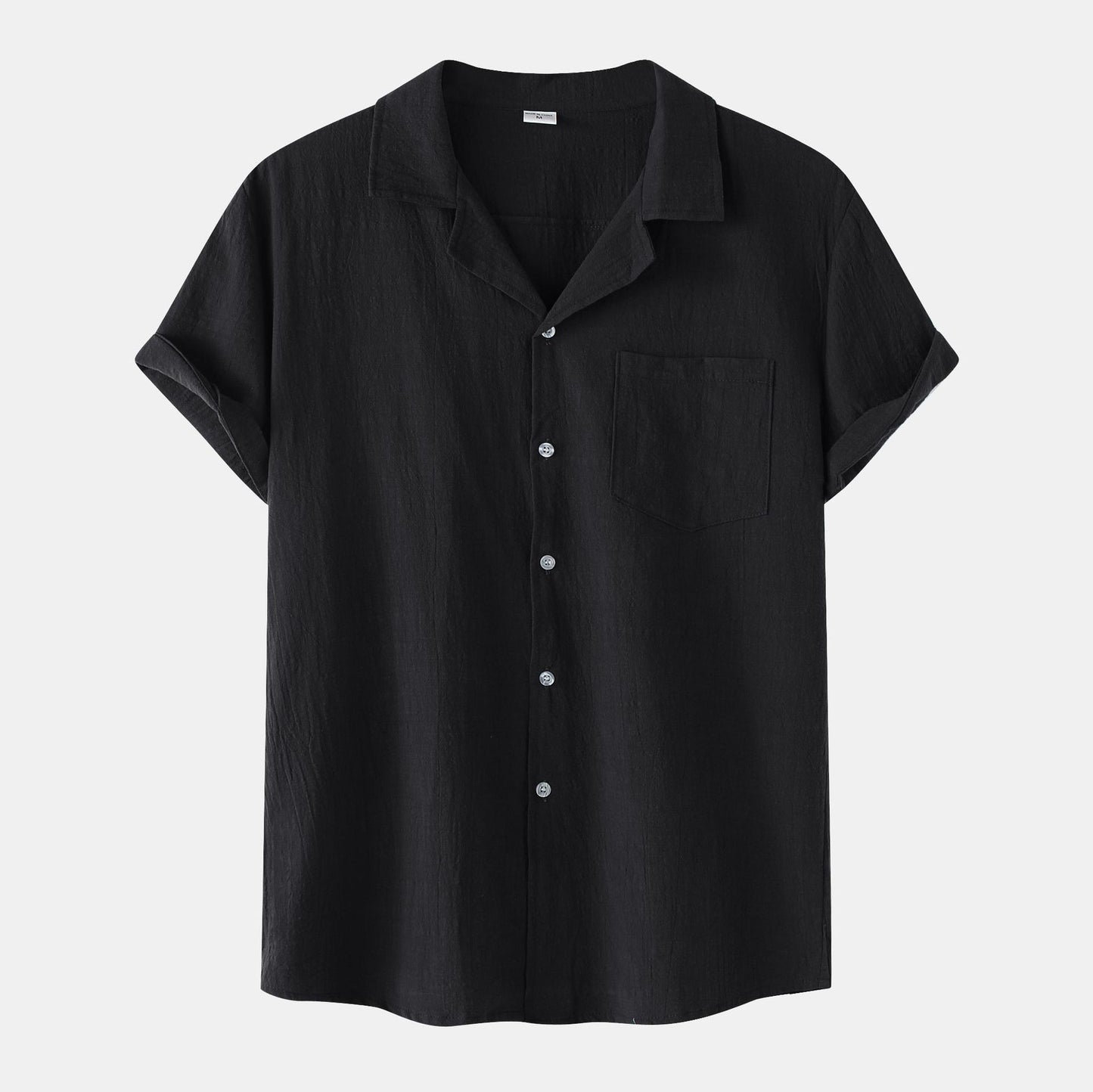 Short Sleeve Shirt Linen Casual Half